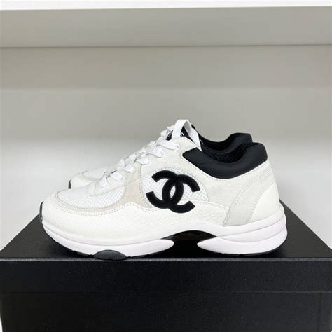 chanel trainers uk|chanel sneaker black and white.